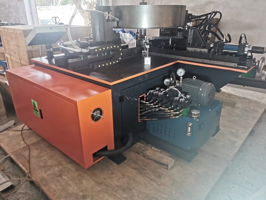Automatische Hydraulik-Bläser-Krust-Flanzenherstellung für Achsventilatoren