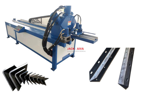 Winkel-Eisen-lochende Schneidemaschine-Winkeleisen-Flansch-Maschine