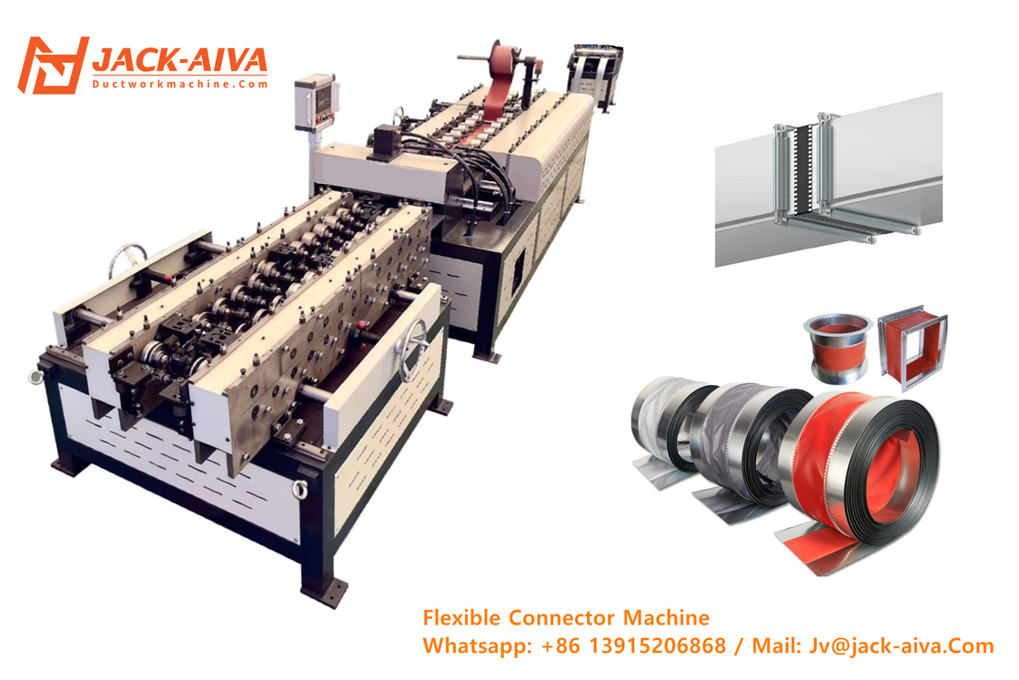 CE Flexible Duct Connector Machine für HVAC Industrie Luftkanalverbindungsgelenk