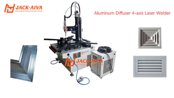 Laserschweißmaschine mit HVAC-Aluminium-Diffuserrahmen
