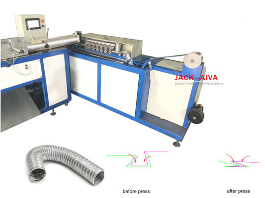 Dreifacher Verschluss-flexible Rohr-Maschinen-Kanalisierungs-Aluminiummaschine